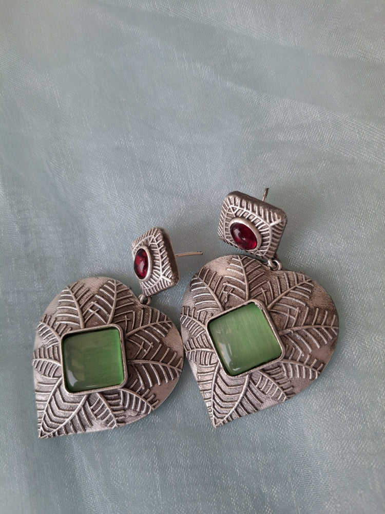 TURQUOISE IRA SILVER DANGLER