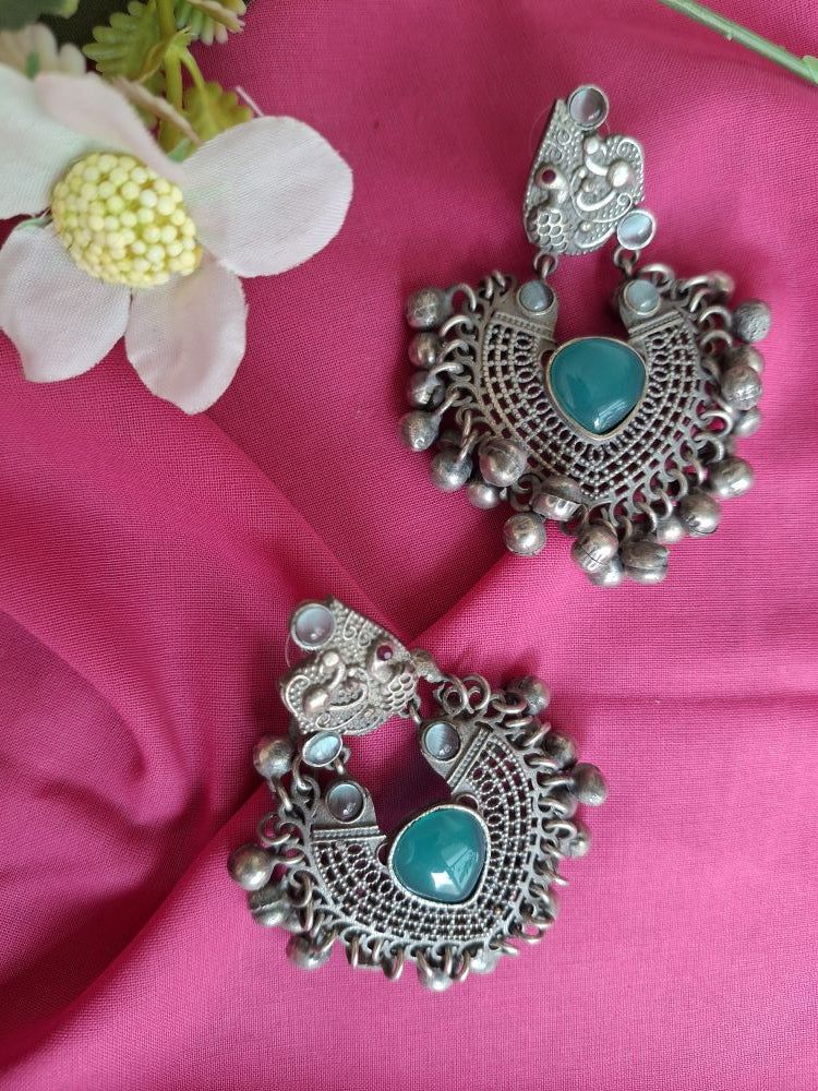 TURQUOISE ADYA ANTIQUE CHANDBALIS