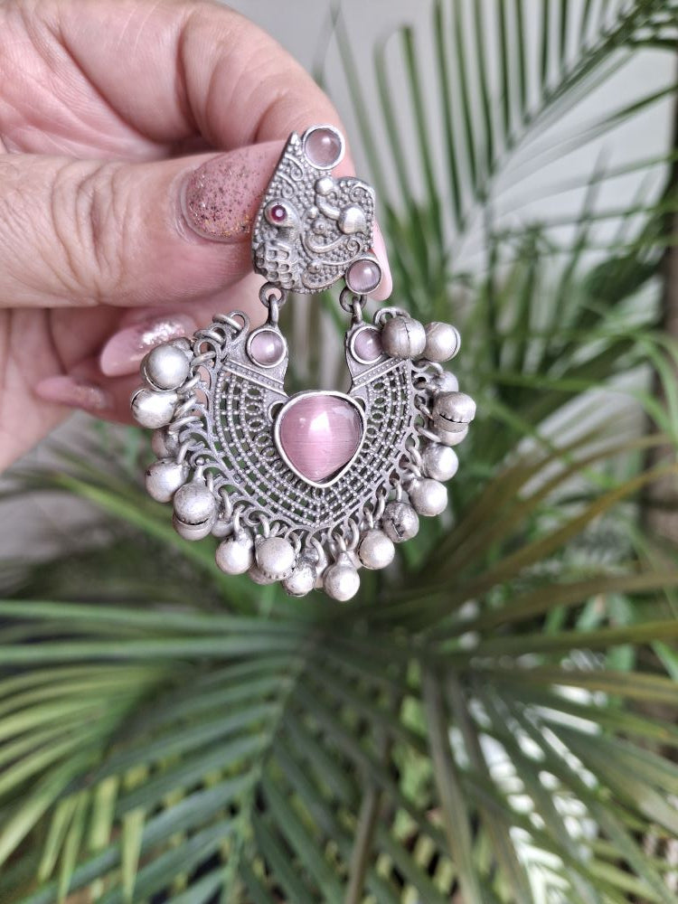 PINK ADYA ANTIQUE CHANDBALIS