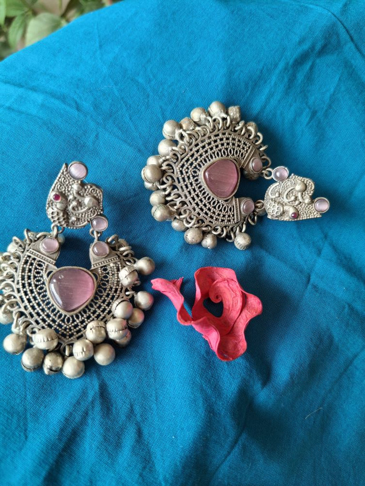 PINK ADYA ANTIQUE CHANDBALIS