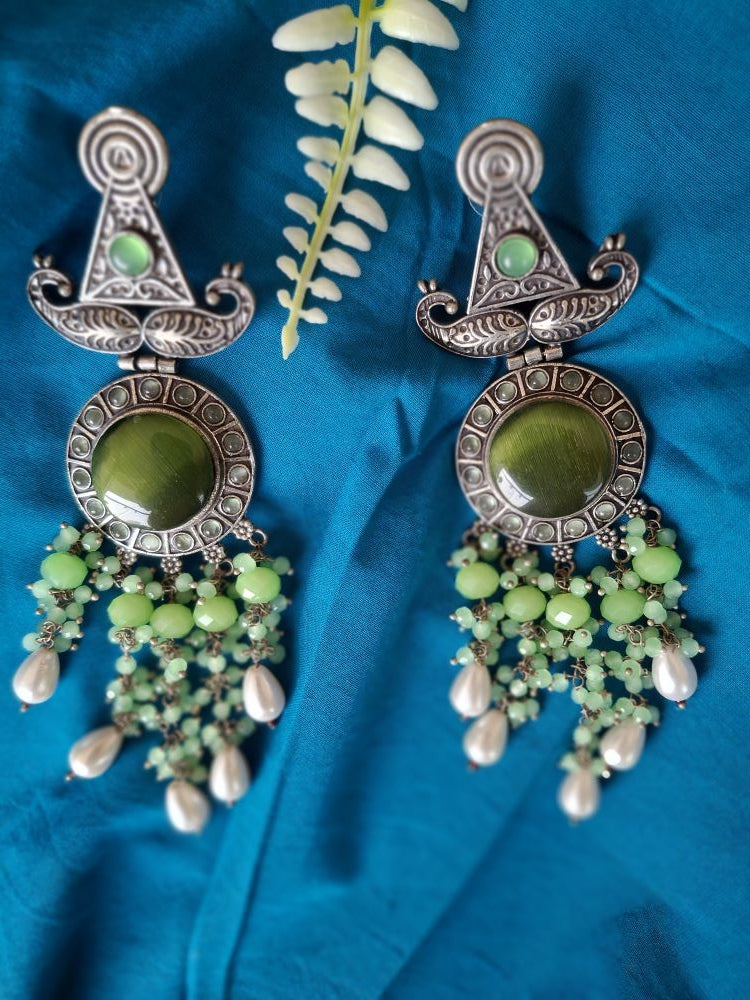 MEHANDI KUNJAM OXIDISED DANGLER