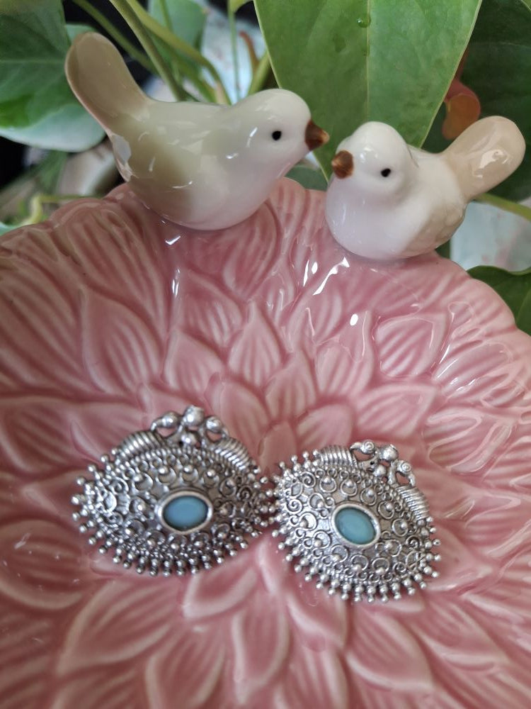 TURQUOISE SIARA SILVER STUD