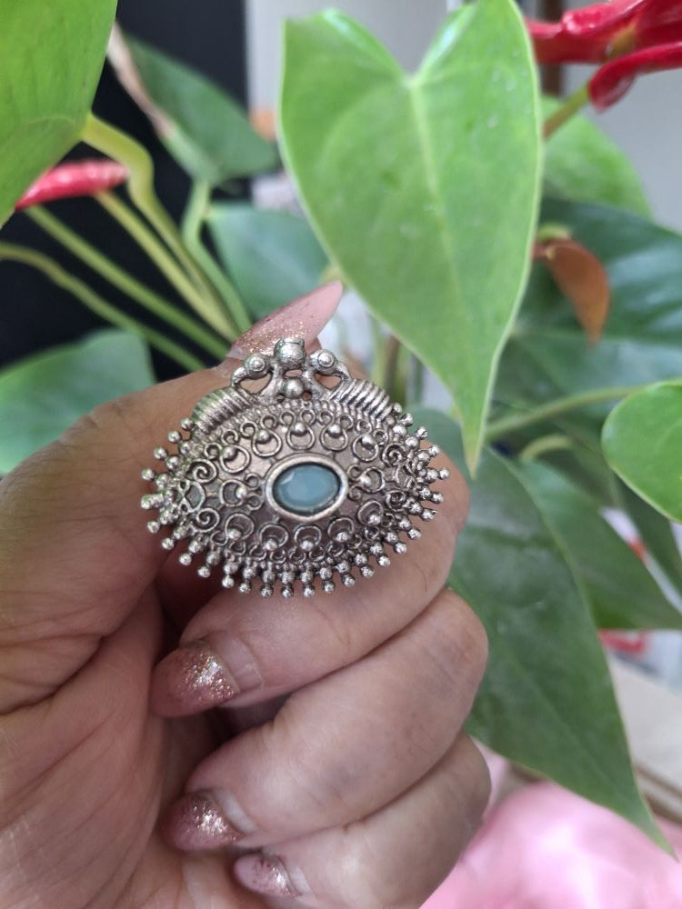 TURQUOISE SIARA SILVER STUD
