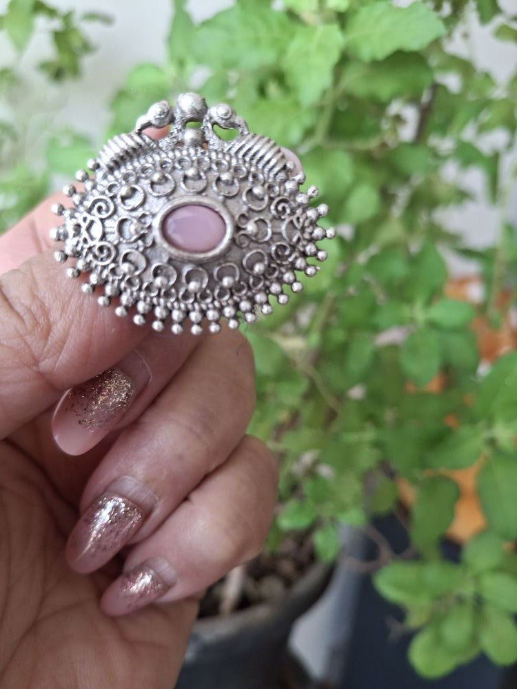 PINK SIARA SILVER STUD