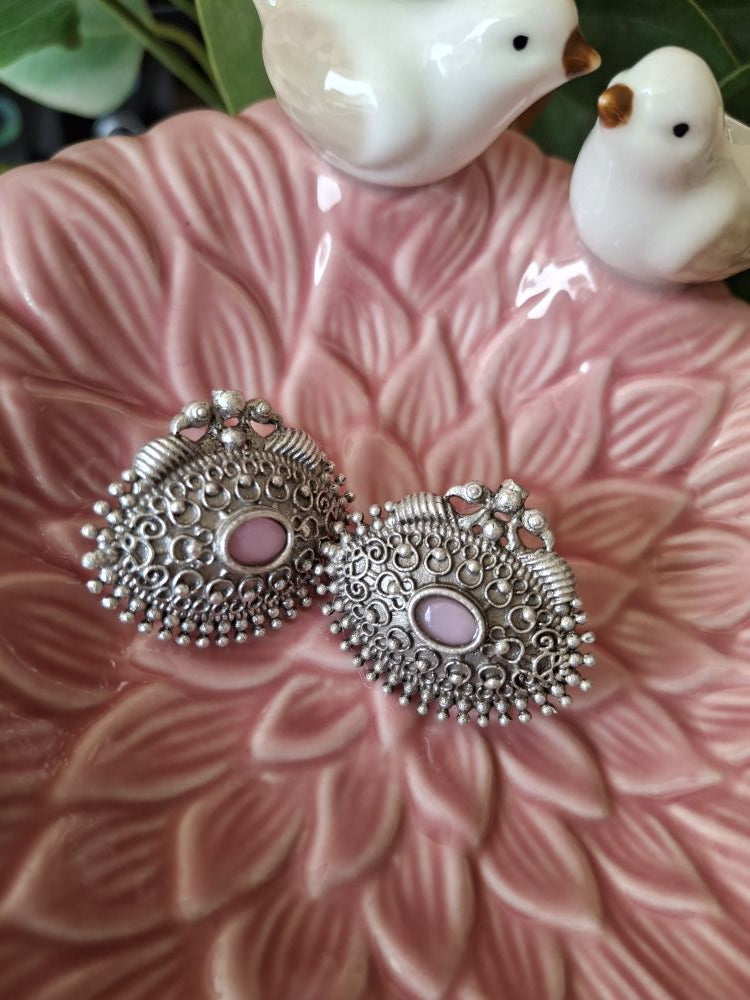 PINK SIARA SILVER STUD