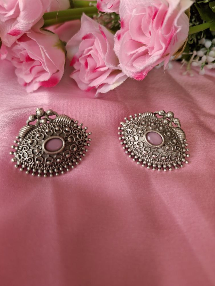 PINK SIARA SILVER STUD