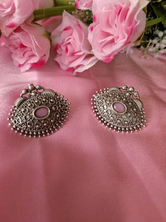 PINK SIARA SILVER STUD