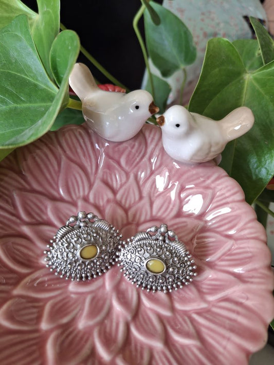 LEMON YELLOW  SIARA SILVER STUD   20% OFF