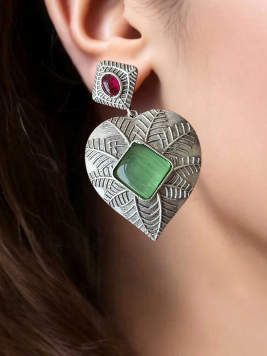 TURQUOISE  IRA SILVER  DANGLER